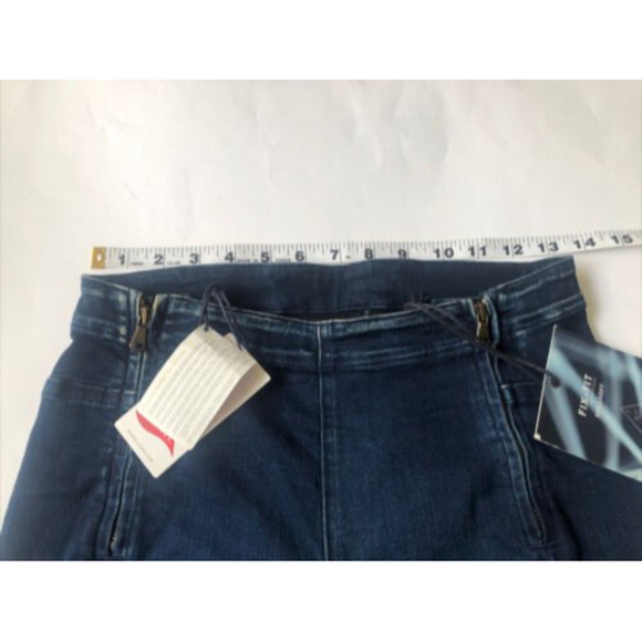 Calik Denim Womens Jeans  Fix Fit Liber Blue Dark Wash Lycra - Picture 10 of 12